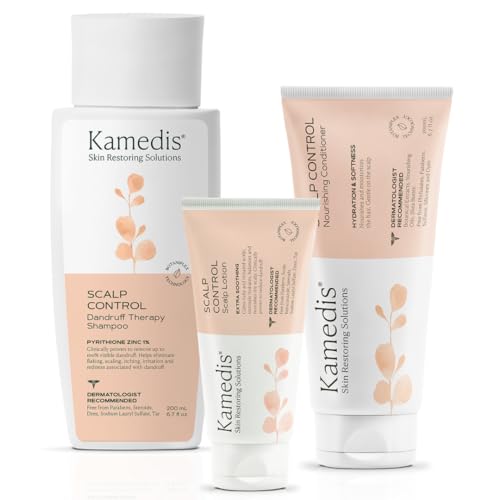 Dandruff Treatment Kit: Shampoo (200ml) + Conditioner + Scalp Lotion