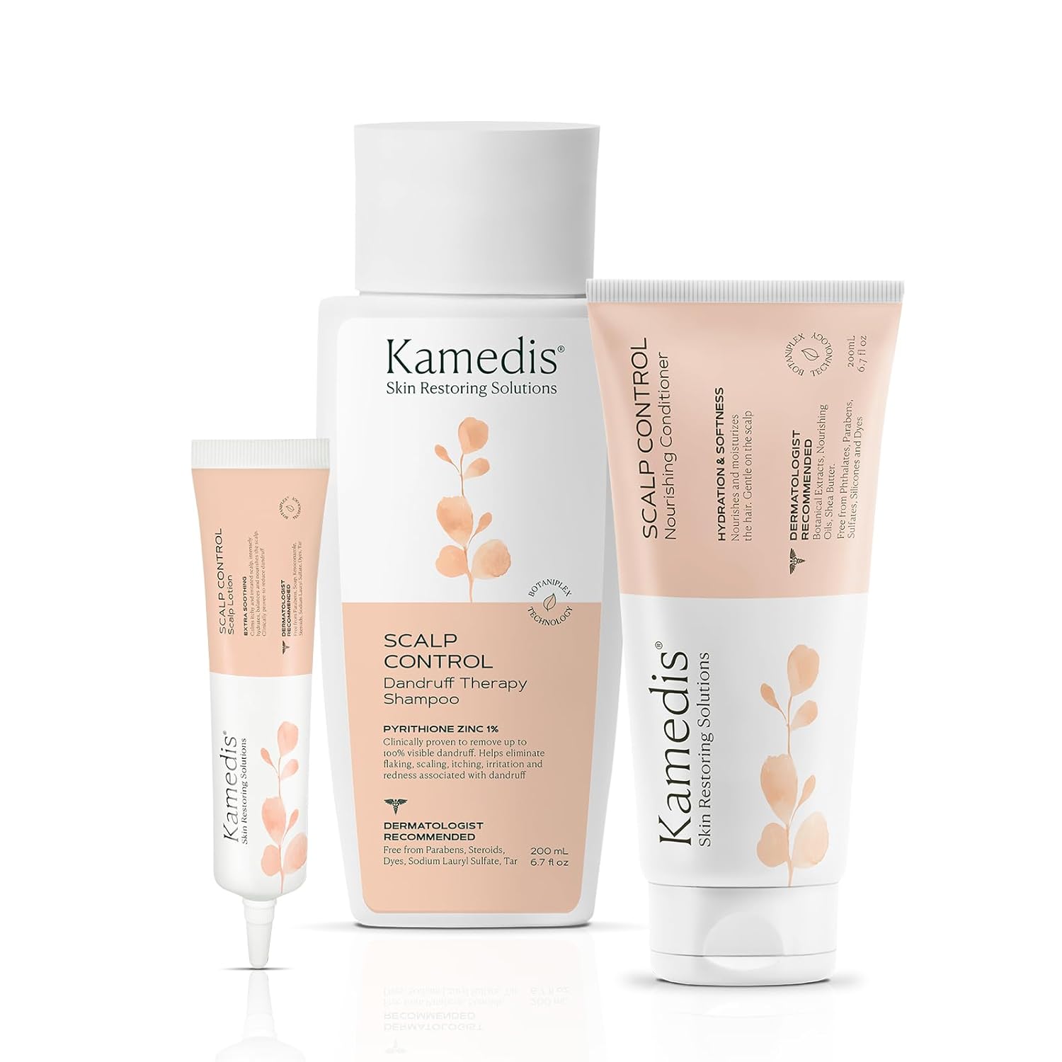 Dandruff Treatment Kit: Shampoo (200ml) + Conditioner + Scalp Lotion